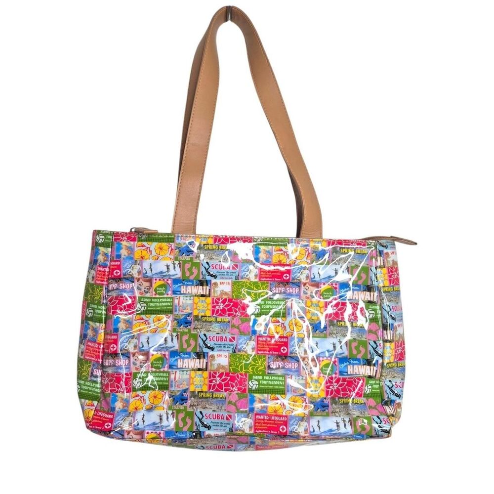 Relic Beach Sun Fun Shoulder Bag Surf Summer Collage